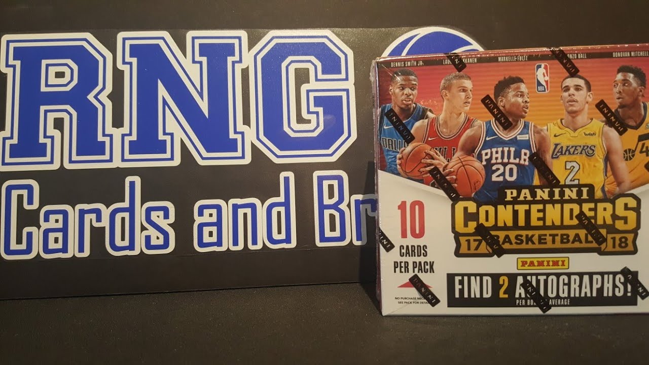 2017-18 Panini Contenders Basketball Hobby Box break #1