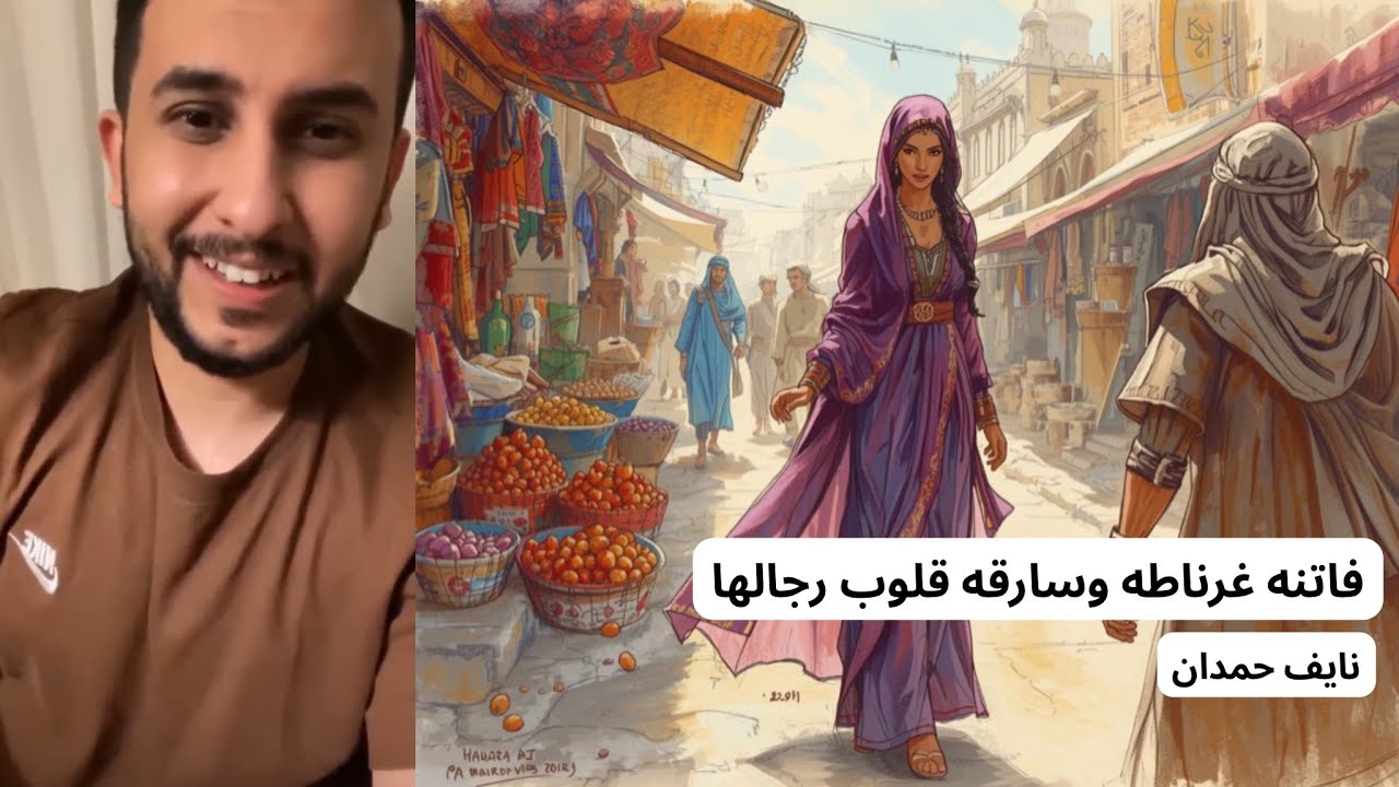 نايف حمدان | قصة حفصة الركونية فاتنة غرناطه