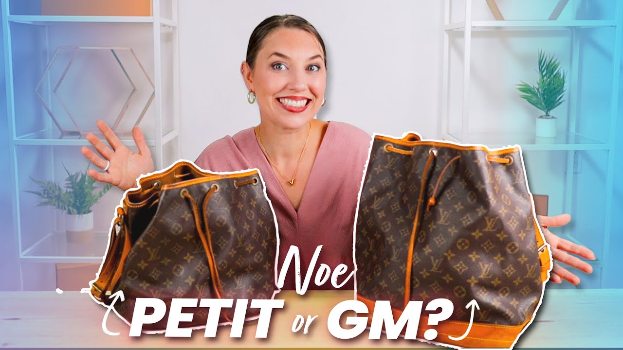 Louis Vuitton Noe Collection! Petit & GM Monogram Bucket Bag | Comparison, WIMB, & Review! #lv