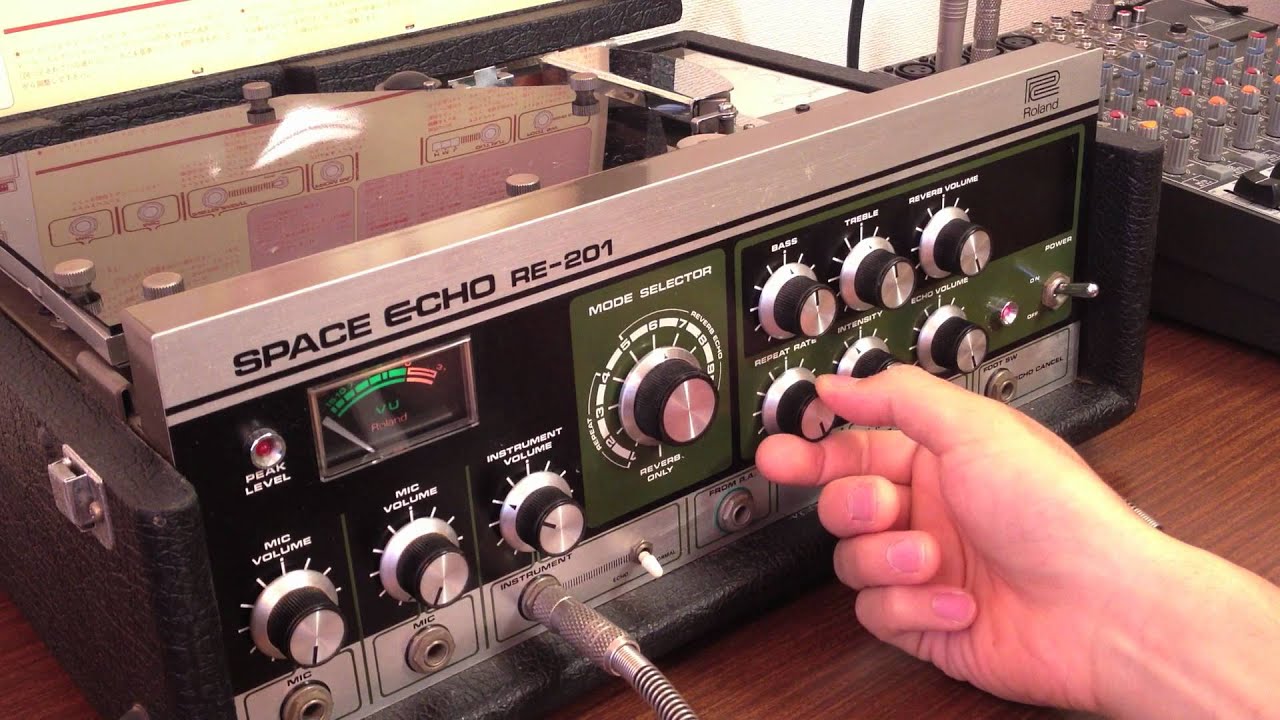 Roland RE-201 テープエコー　デモンストレーション