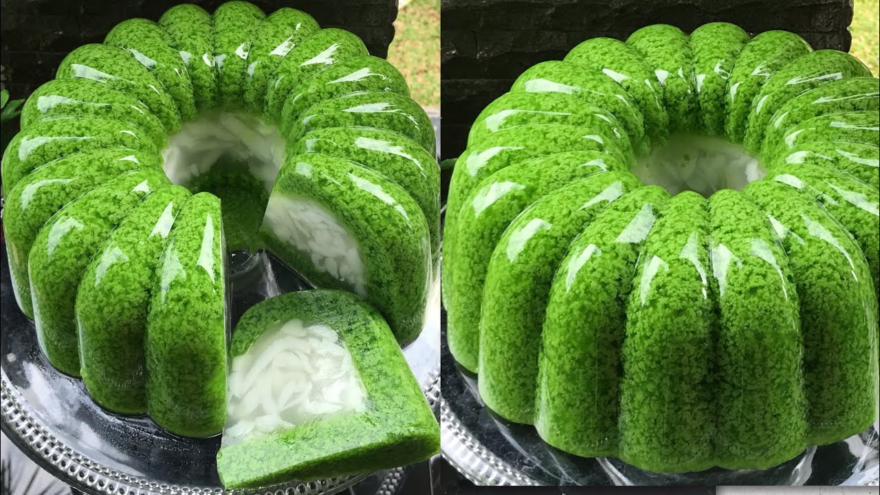 KREASI PUDING LUMUT KELAPA MUDA #pudingkekinian #pudingcantik