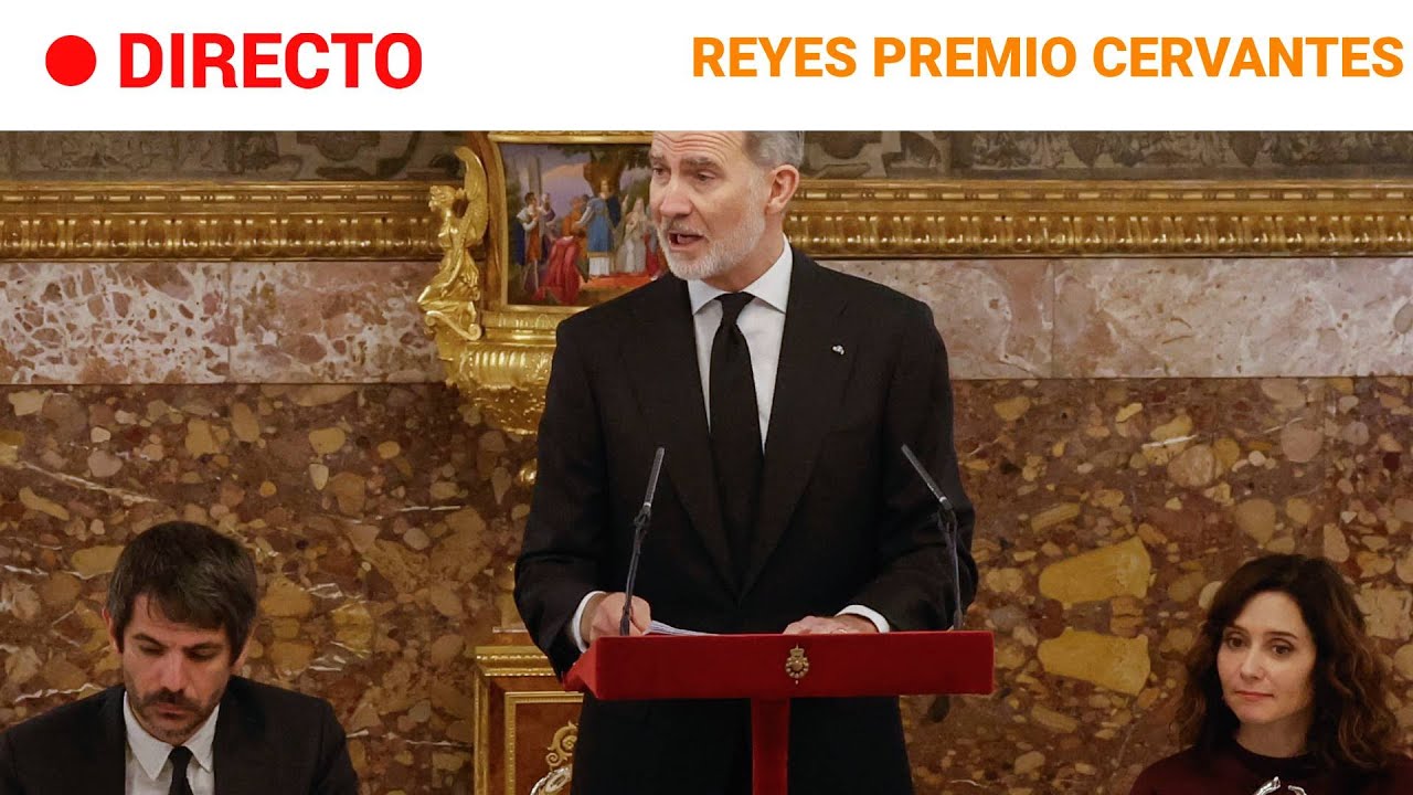 PREMIO CERVANTES: FELIPE VI se refiere al PAPA como un 