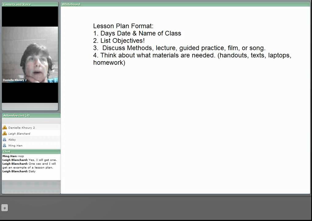 Lesson Planning Format - TESOL