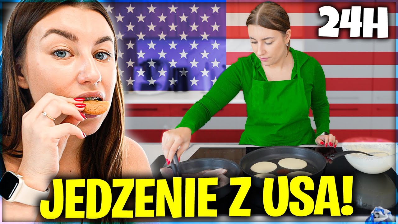 JEMY AMERYKAŃSKIE JEDZENIE PRZEZ 24H!