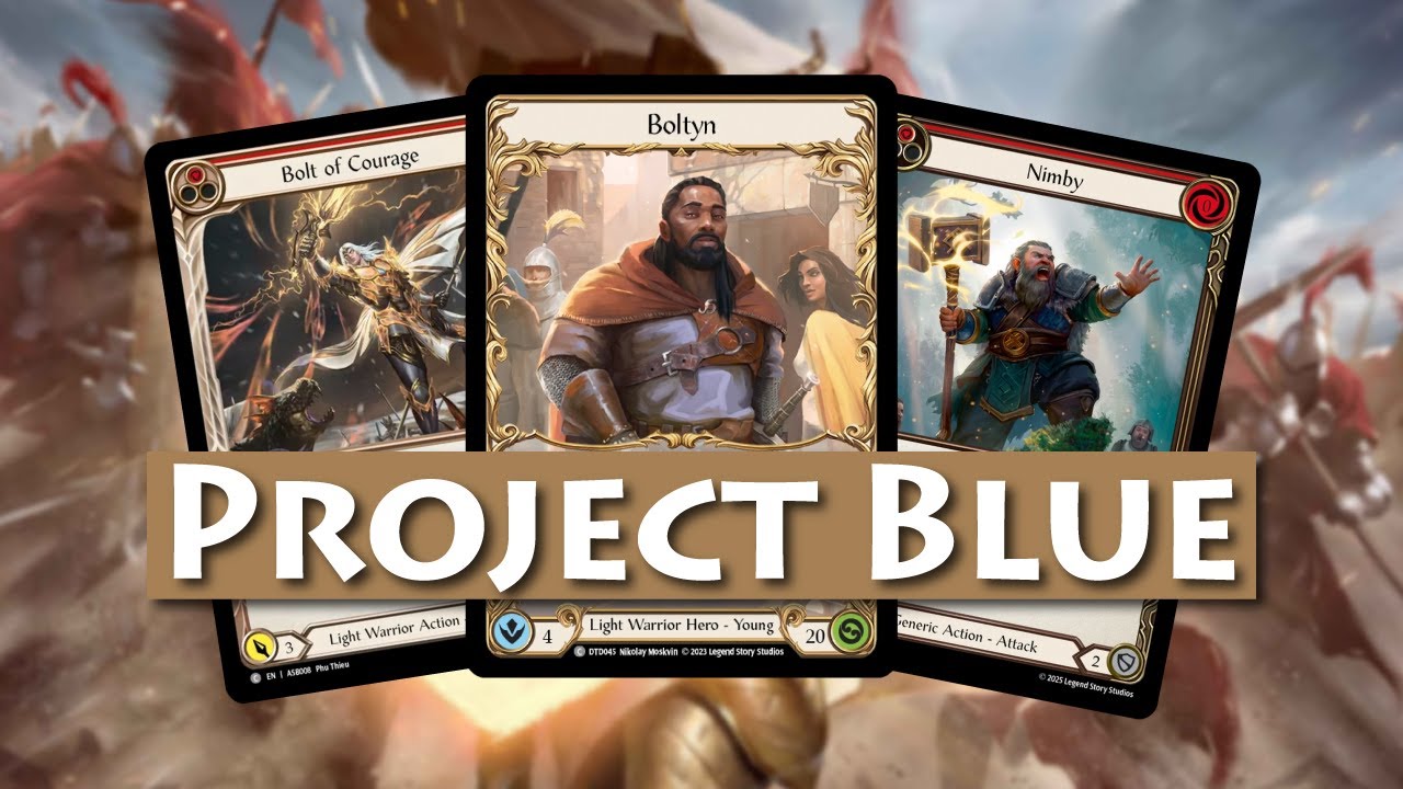 Boltyn: Project Blue Deck: технологии и игровой процесс — Flesh and Blood TCG