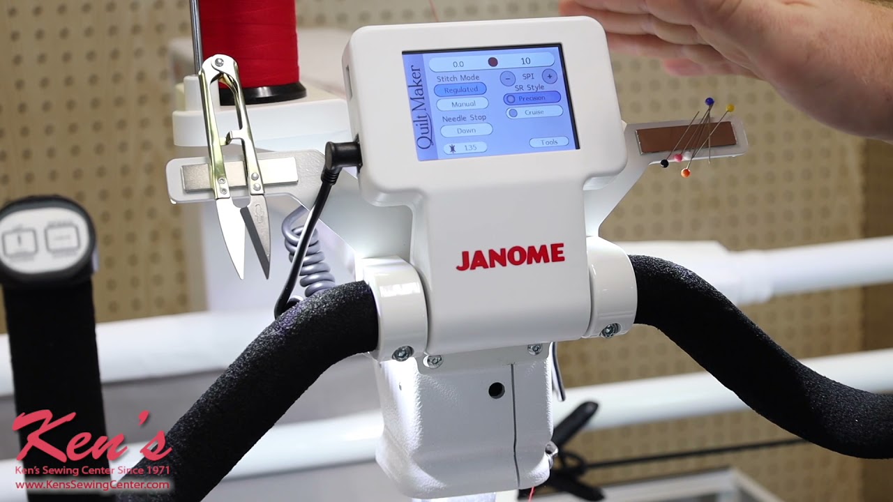 Janome Quilt Maker 18 Demonstration by Ken's Sewing Center in Muscle Shoals, AL