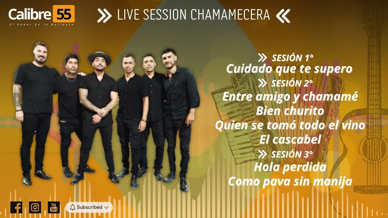 🔴 LIVE SESSION CHAMAMECERA | Calibre 55 _ El poder de la bailanta |