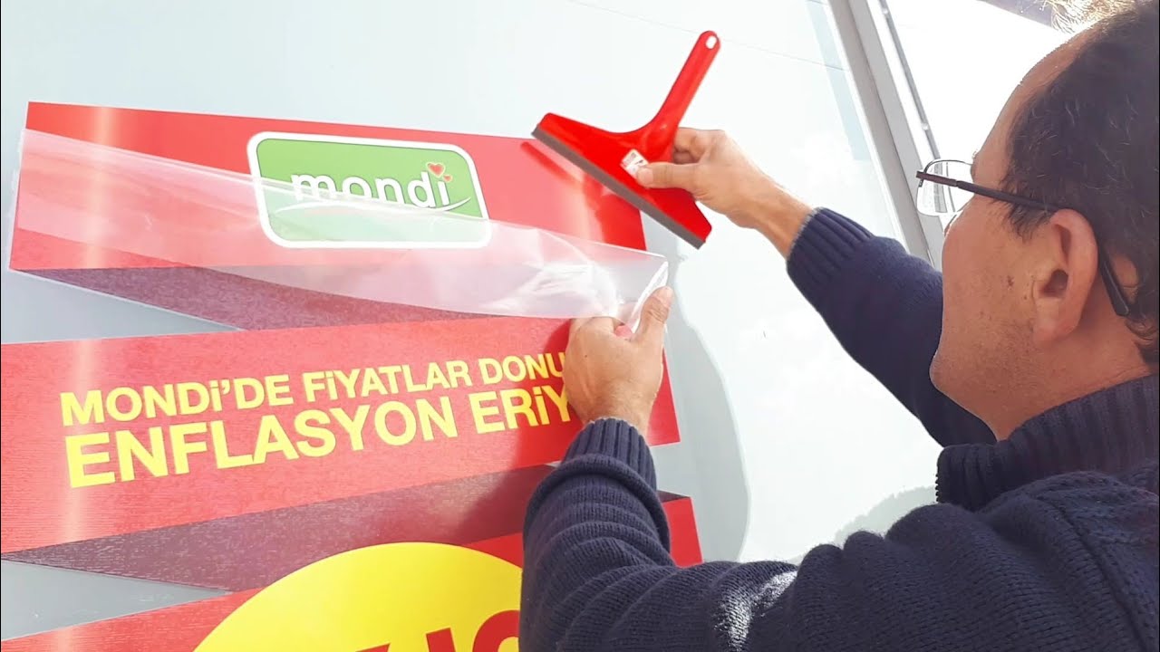 Cama Reklam Etiketi (Sticker) Nasıl Yapıştırılır