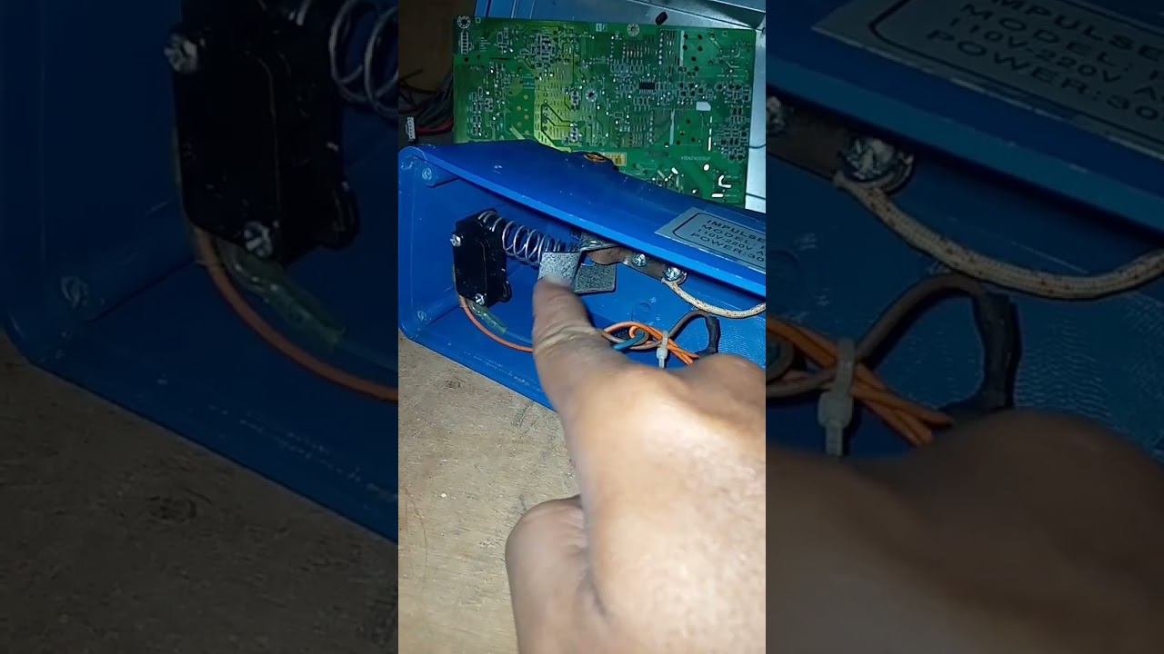 sealer plastik gak mau hidup benerin saklarnya #teknisi #repair #teknis