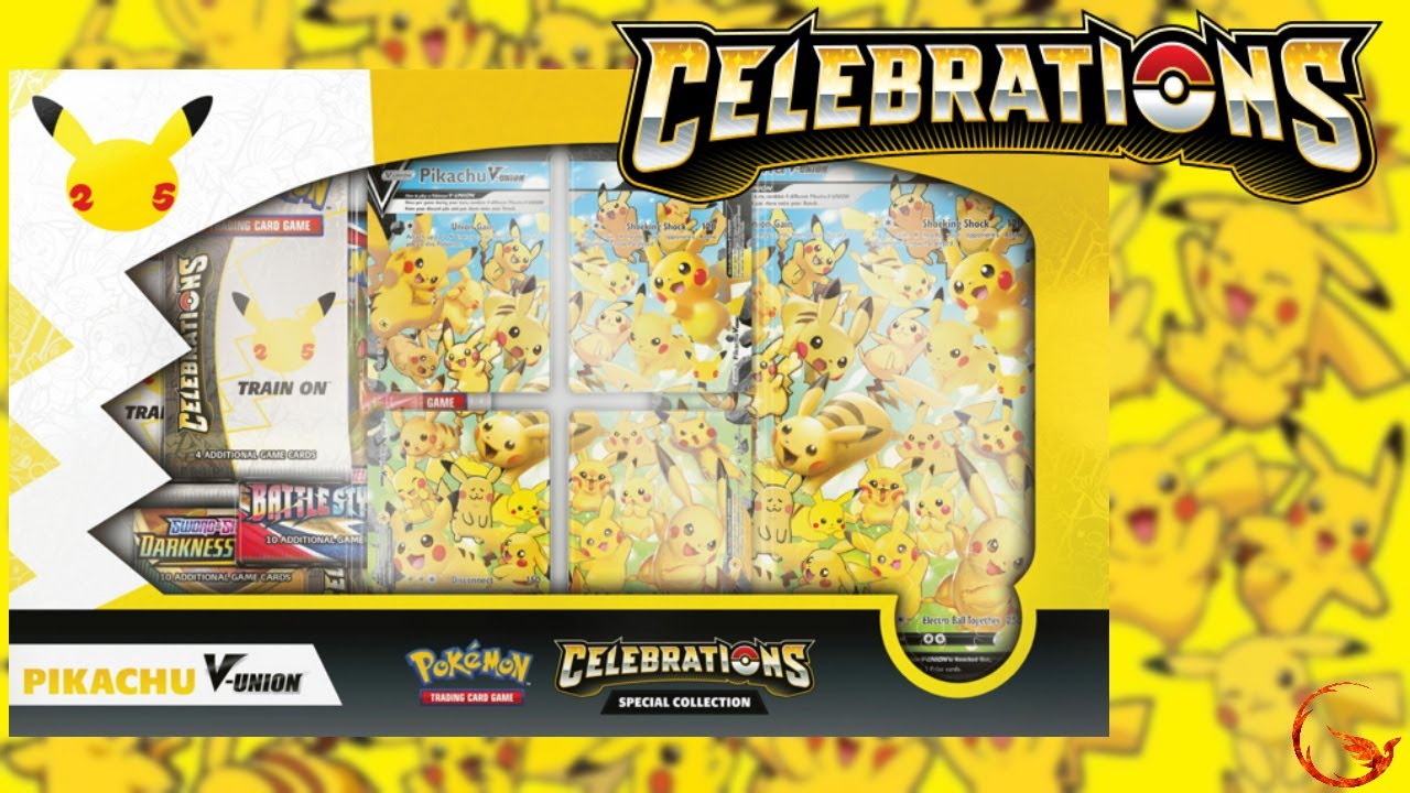 Finally opening the Pikachu V-Union Box from Celebrations