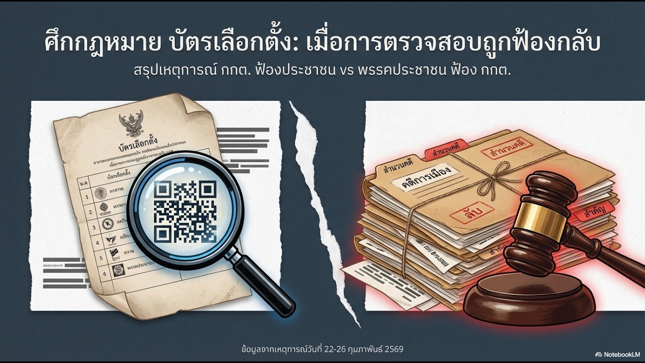 เมื่อการตรวจสอบถูกฟ้องกลับ Suthichai live 27-2-69