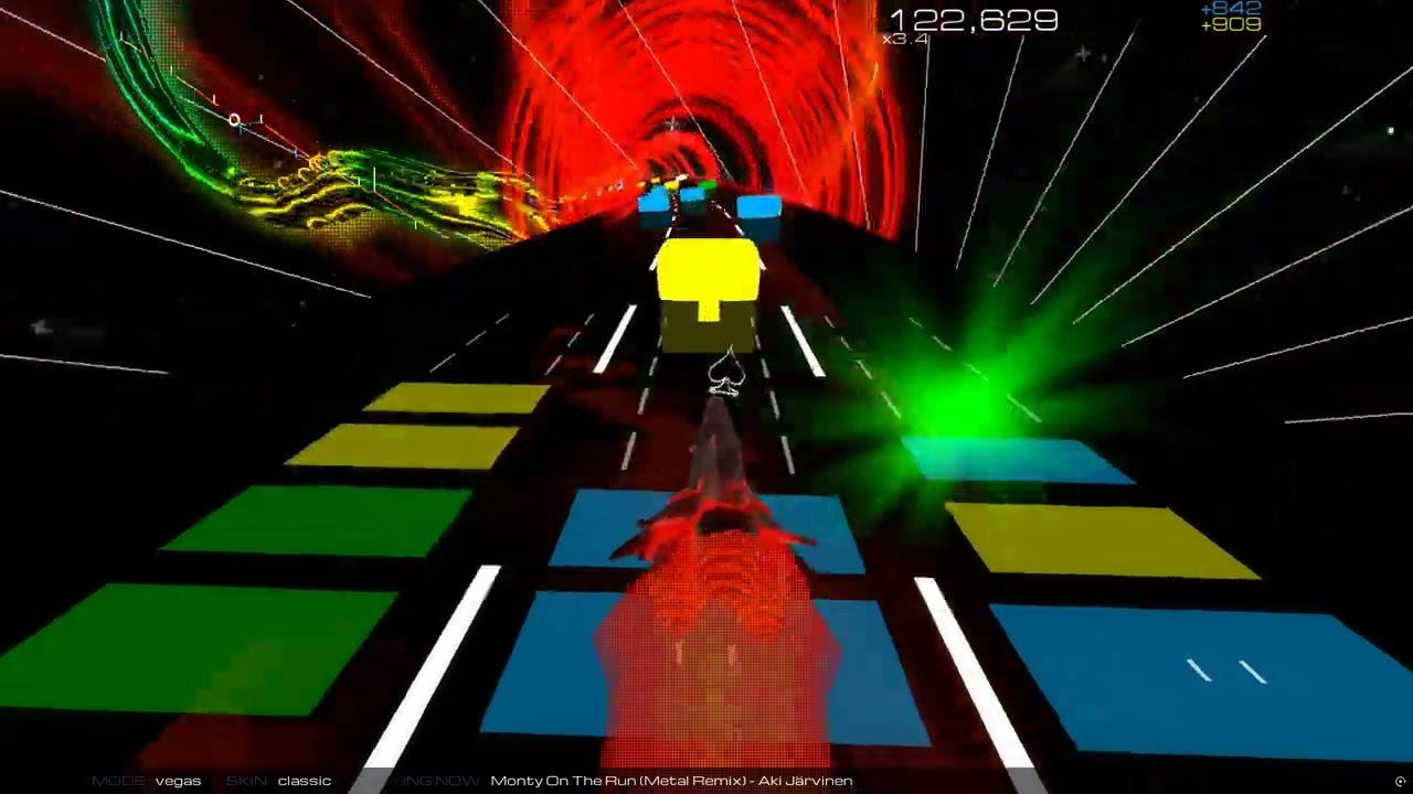 Audiosurf 2 - C64 Remixes - 7EVEN SINS - The Duel (Test Drive 2)