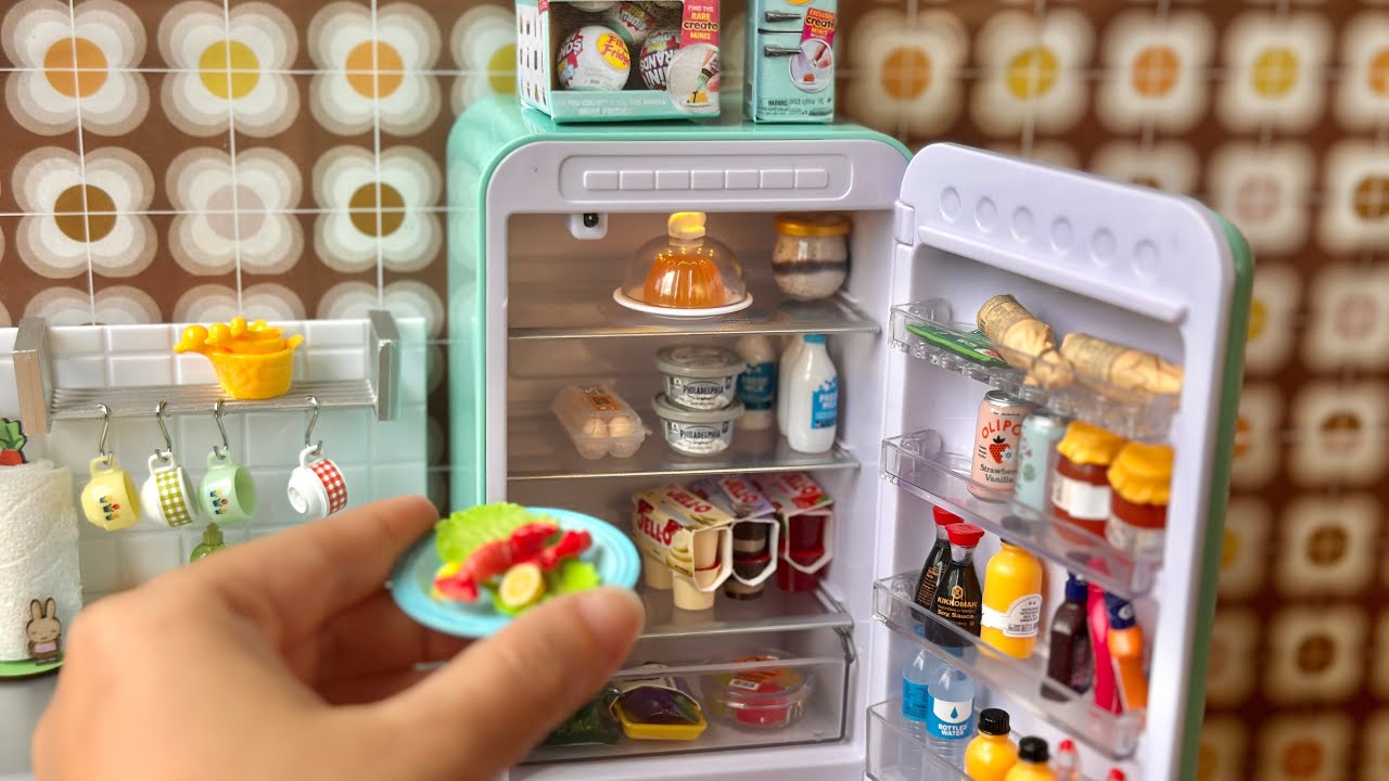 Cooking with the NEW MiniBrands Fill The Fridge 🍋🦞 - My Tiny Life with MiniBrands