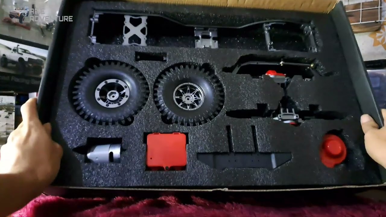 Unboxing / Review Seat Chassis RBR/C Mobil Rc Offroad SCX10 Clone 1/10