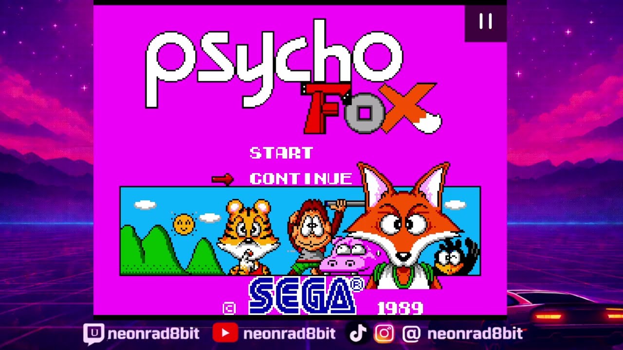 Psycho Fox (Master System) 🦊 SEGA’s Weirdest Gem LIVE