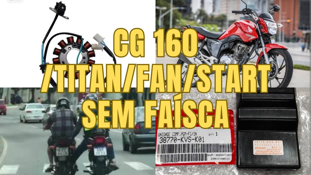 CG160 sem faísca / já tentou de tudo e não deu em nada?