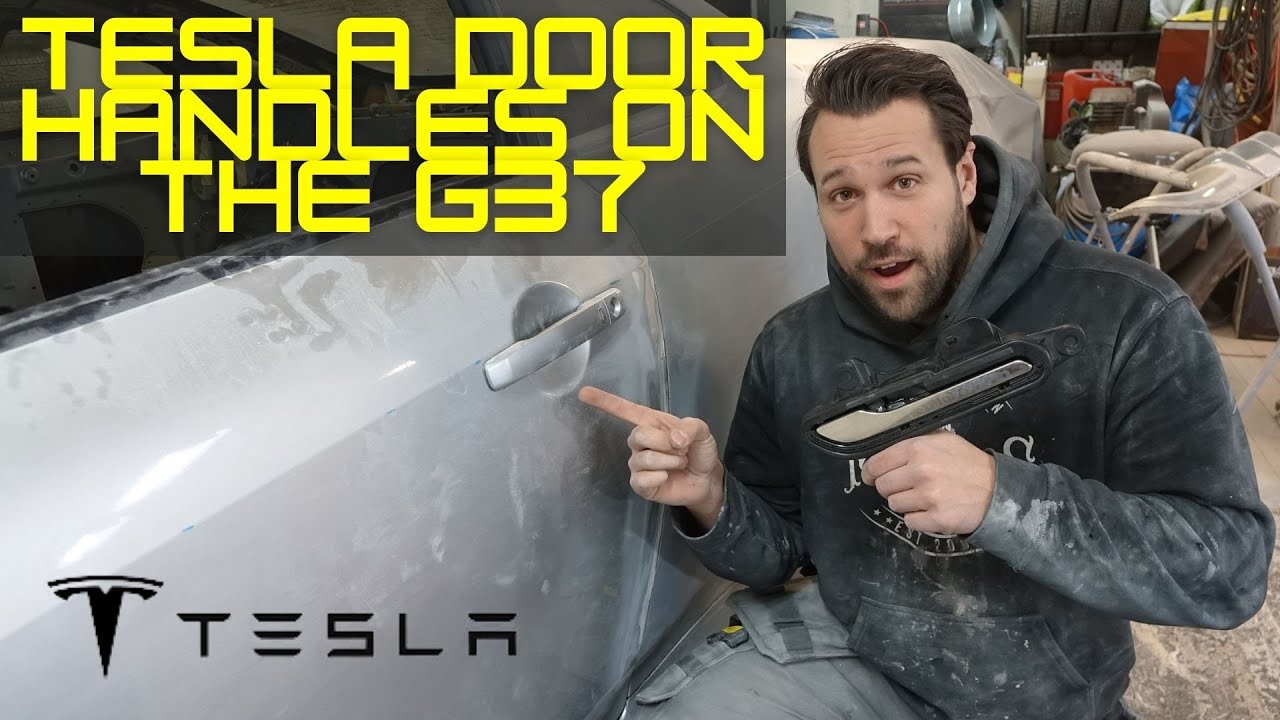 Building custom tesla door handles [Infiniti G37]