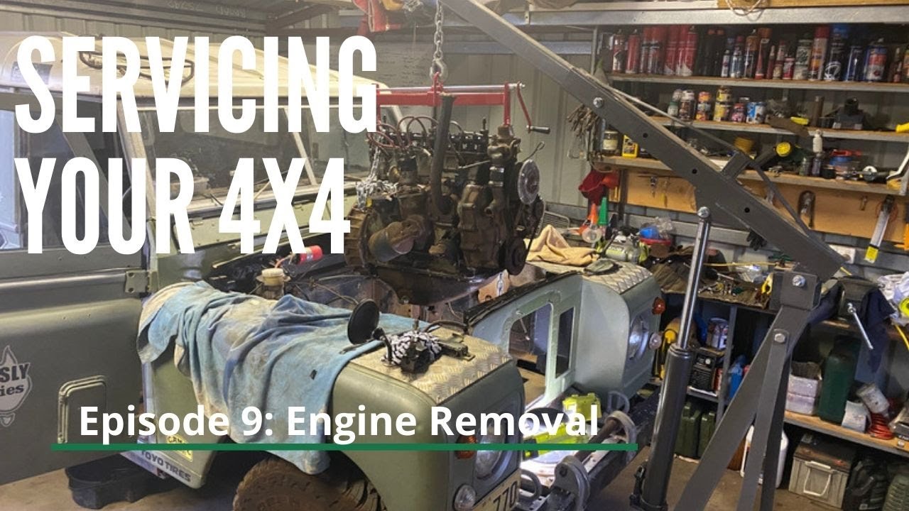 Land Rover Series engine removal Ep 9