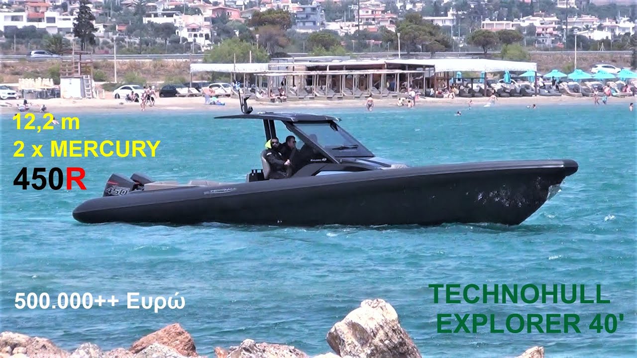 ΦΟΥΣΚΩΤΟ ΣΚΑΦΟΣ TECHNOHULL: 12,2m | 900HP | 500.000+ ΕΥΡΩ.