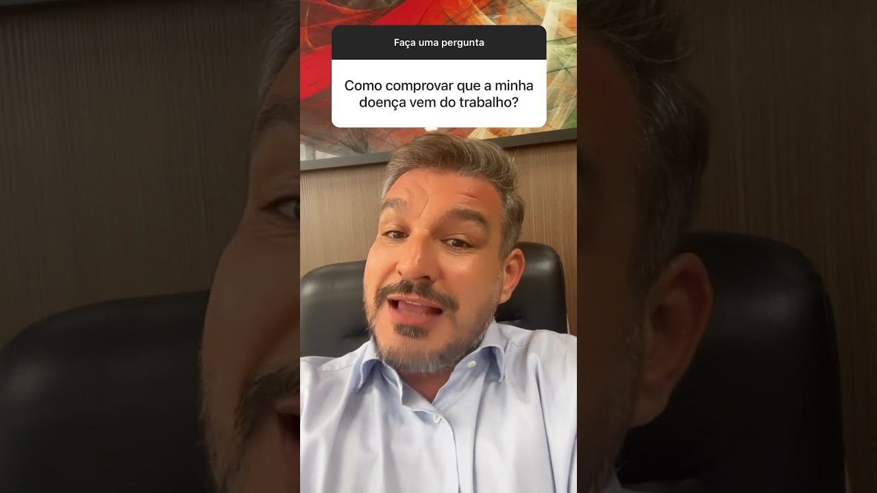 COMO PROVAR A DOEN&Ccedil;A OCUPACIONAL?