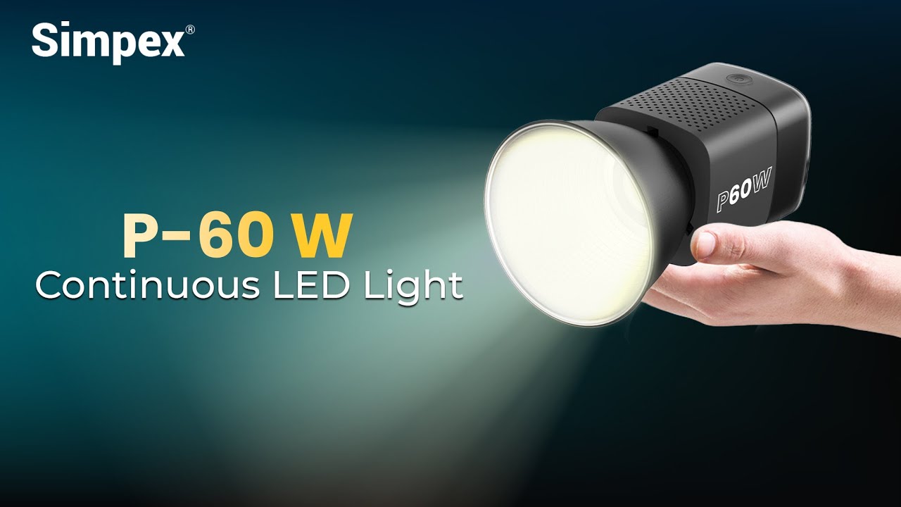 Simpex (P-60W) 60W Bi-Color Continuous LED Light