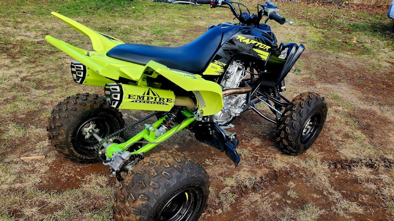 Установка маятника Yamaha Raptor 700 +4 своими руками