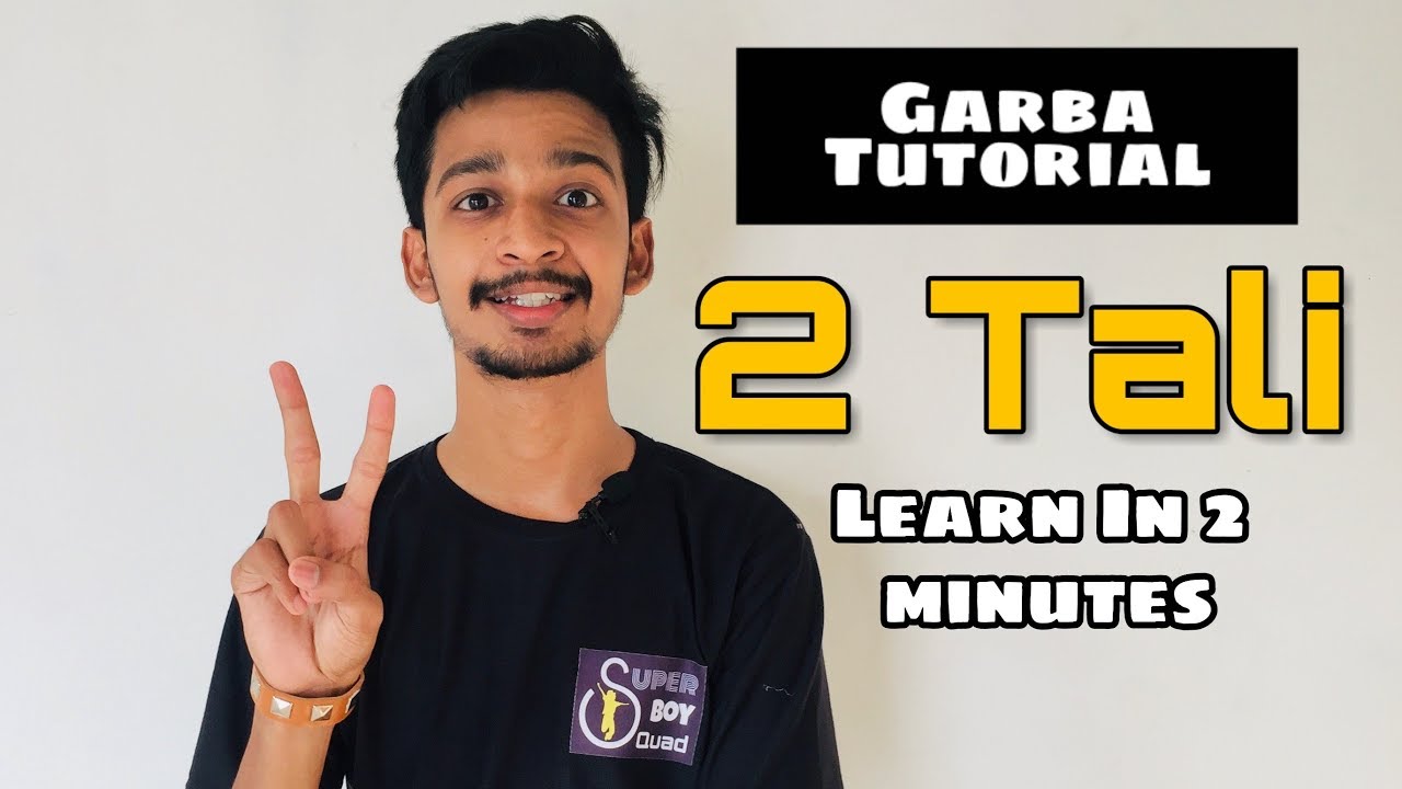HOW TO DO GARBA 2 TALI | LEARN GARBA FASTER IN 2 MINUTES | HINDI GARBA TUTORIAL