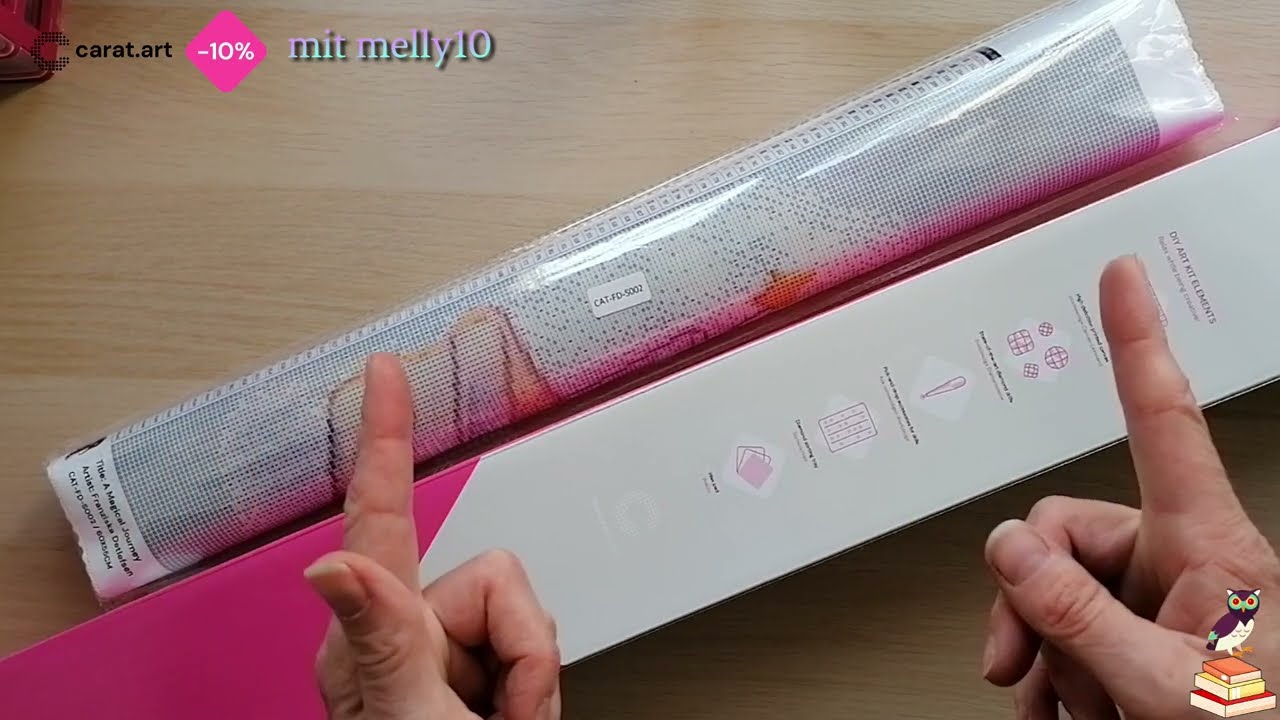 Diamond Painting 💎Künstlerkollektion 🎁 17. Carat.art 💗 A magical journey 🌌🦉📚  Franziska Detlefsen 💗