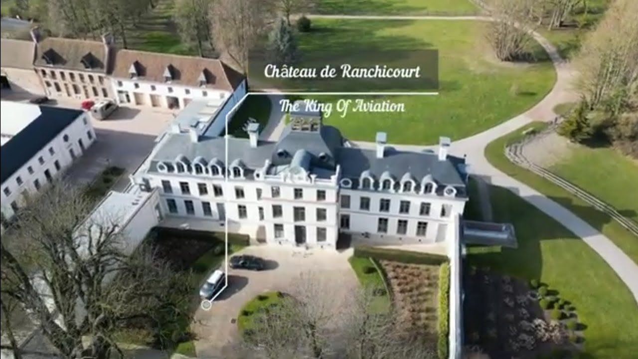 Château de Ranchicourt vue du ciel