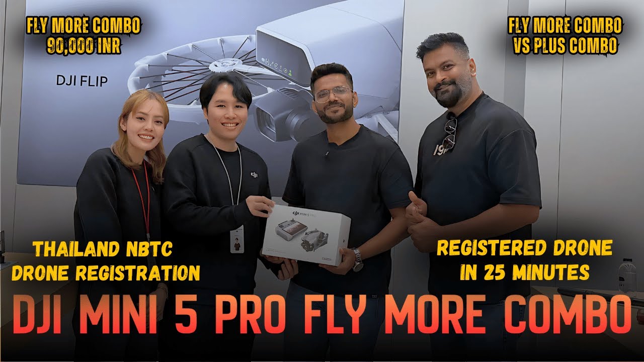 Same Day 90,000 DJI Mini 5 Pro Delivery in Thailand | NBTC Drone Registration in Bangkok and Phuket