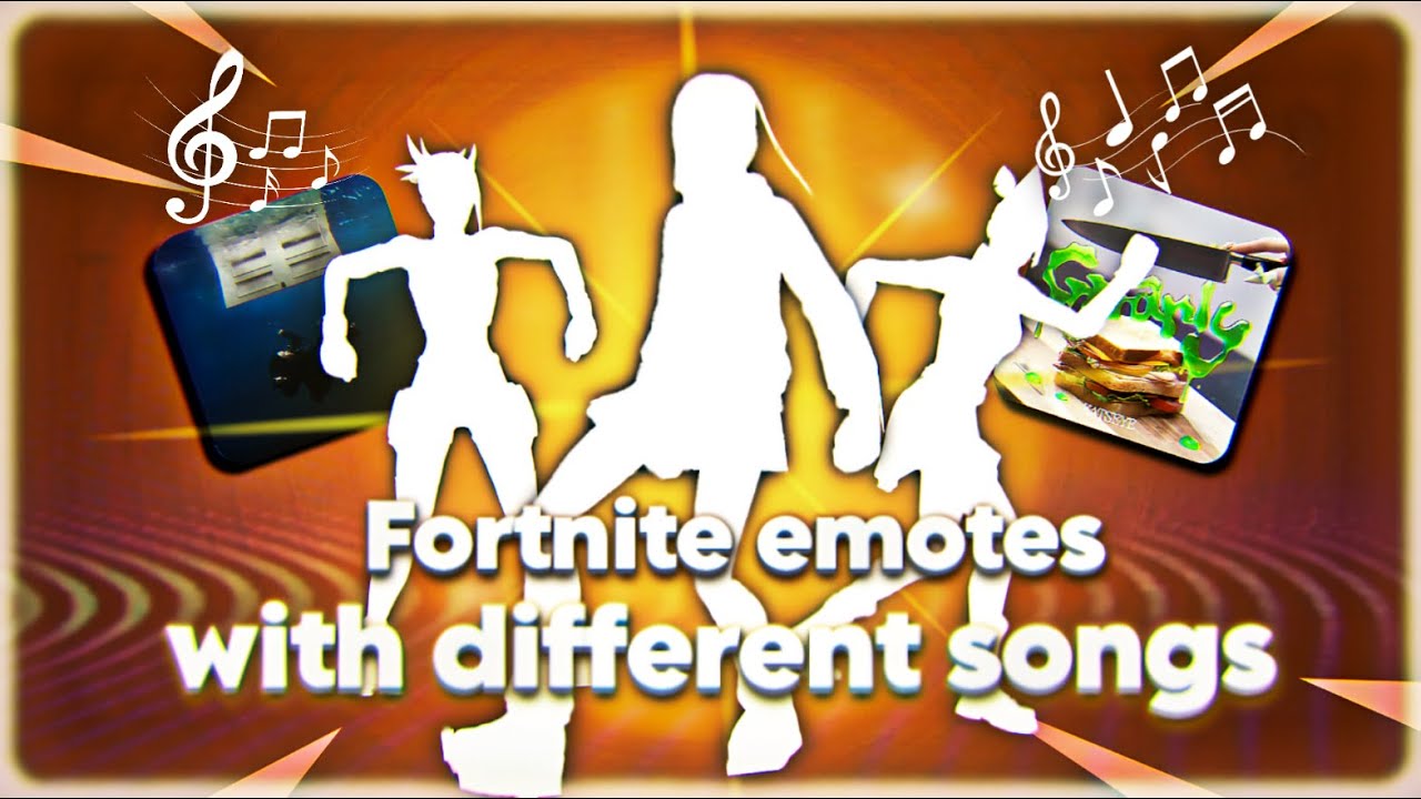 Подборка эмоций Fortnite с разными песнями