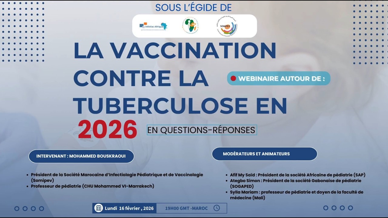 INFOVAC AFRIQUE - Webinar La vaccination contre la tuberculose en 2026