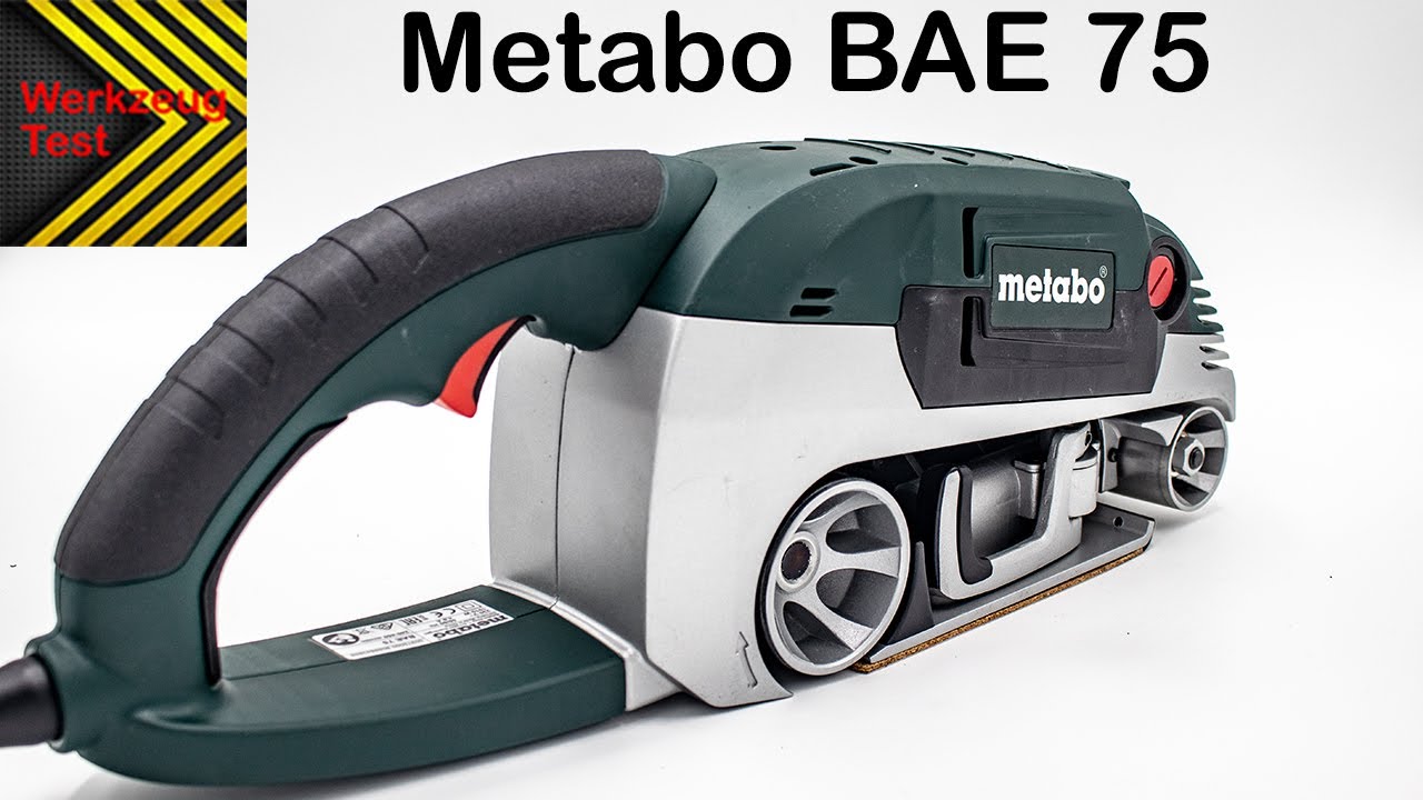 Bandschleifer Metabo BAE 75 - Werkzeug Test