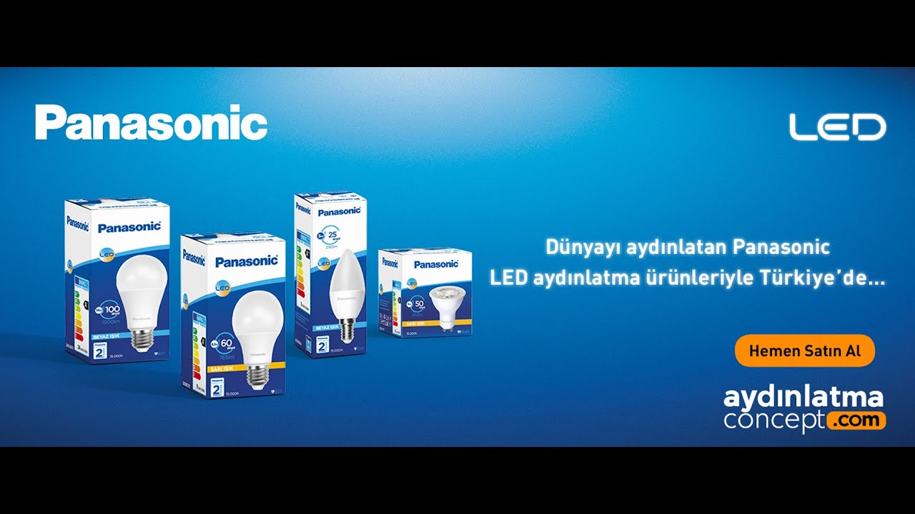 Panasonic Led Ampul - Panasonic Aydınlatma Ürünleri İnceleme Videosu
