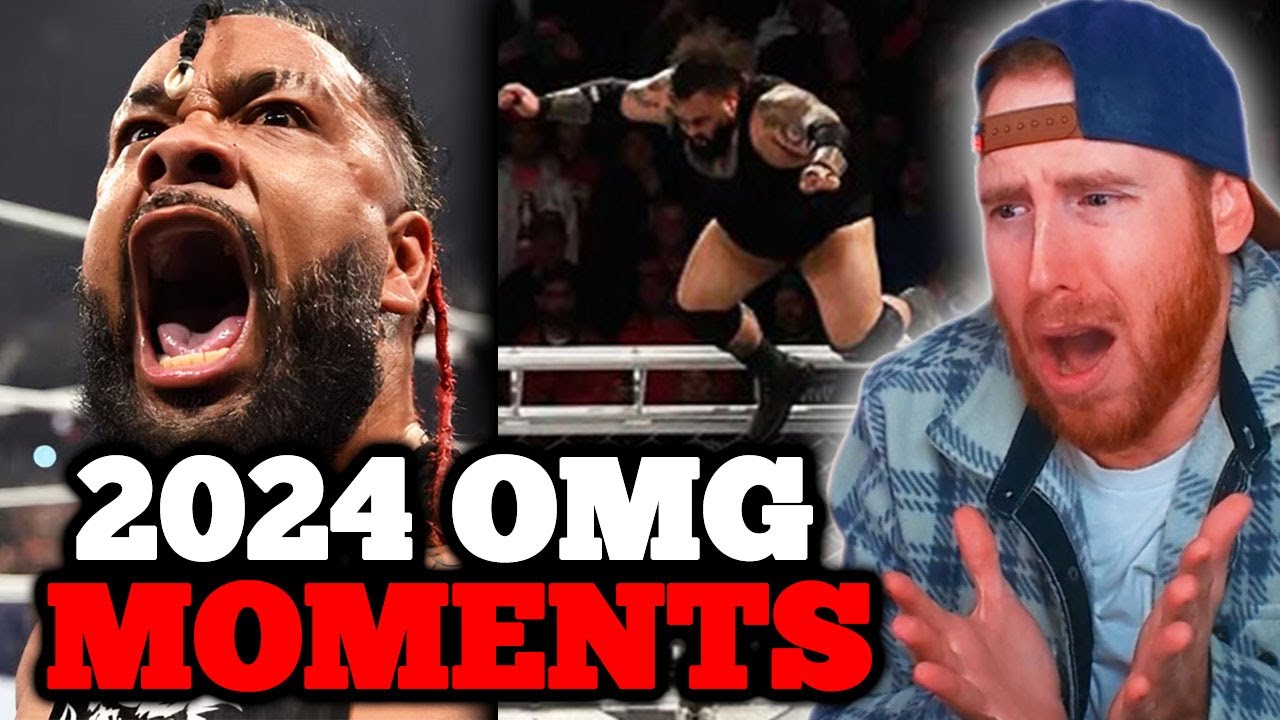 WWE 2024 OMG MOMENTS - Craziest Moves Of The Year