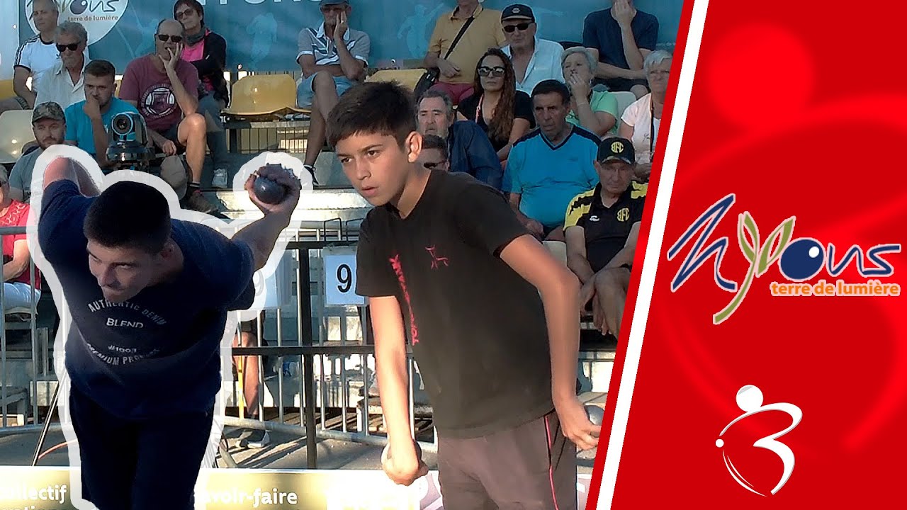 8ème Top jeunesse J. BONNAURE vs D. HERLEMAN : National à pétanque tête-à-tête de Nyons 2023