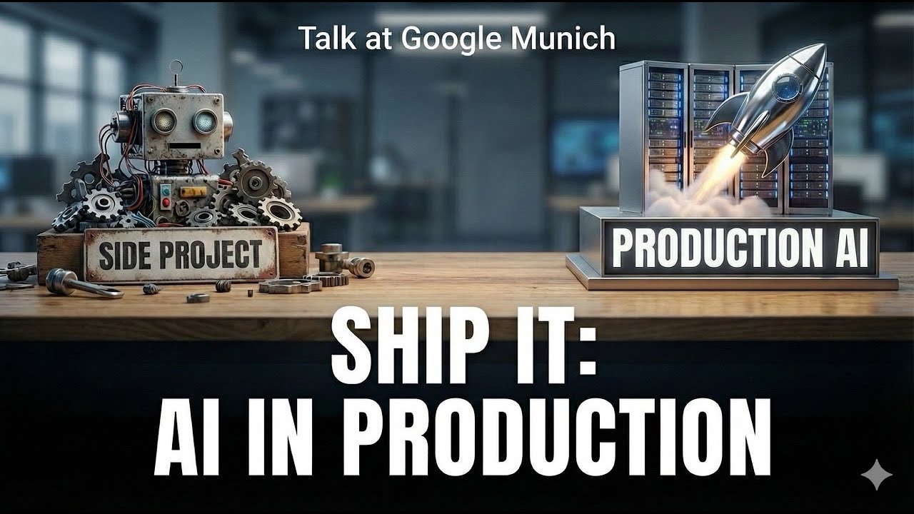 Ship AI production software. Speech at Google GDG Munich by Vasil Kulakov