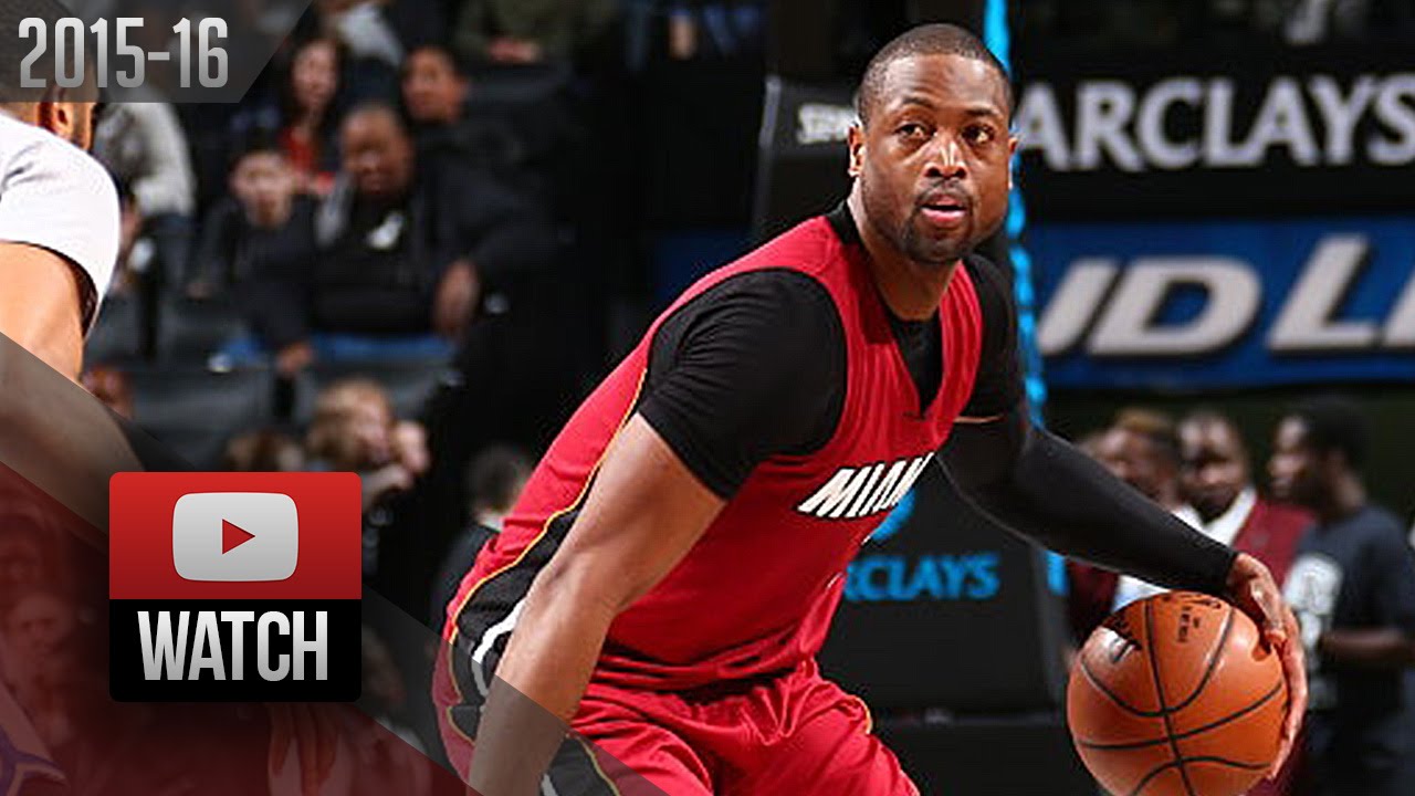 Dwyane Wade Full Highlights at Nets (2016.01.26) - 27 Pts, 8 Ast, BEAST!