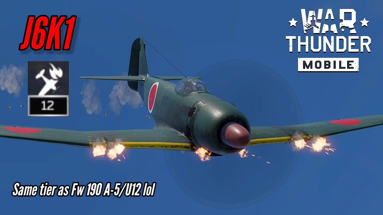 J6K1: Fw 190 A-5 U12 but better (12 kills) - War Thunder Mobile