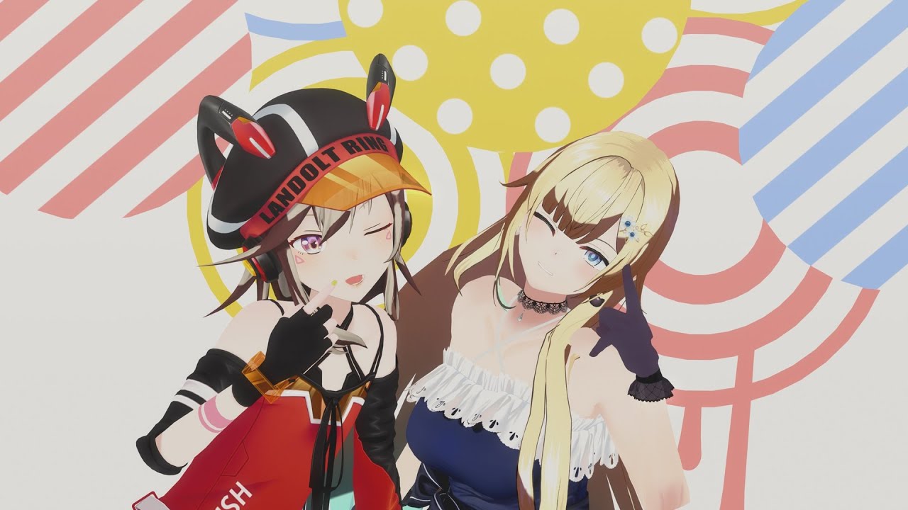 【ぶいすぽMMD】愛包ダンスホール / 小森めと&藍沢エマ