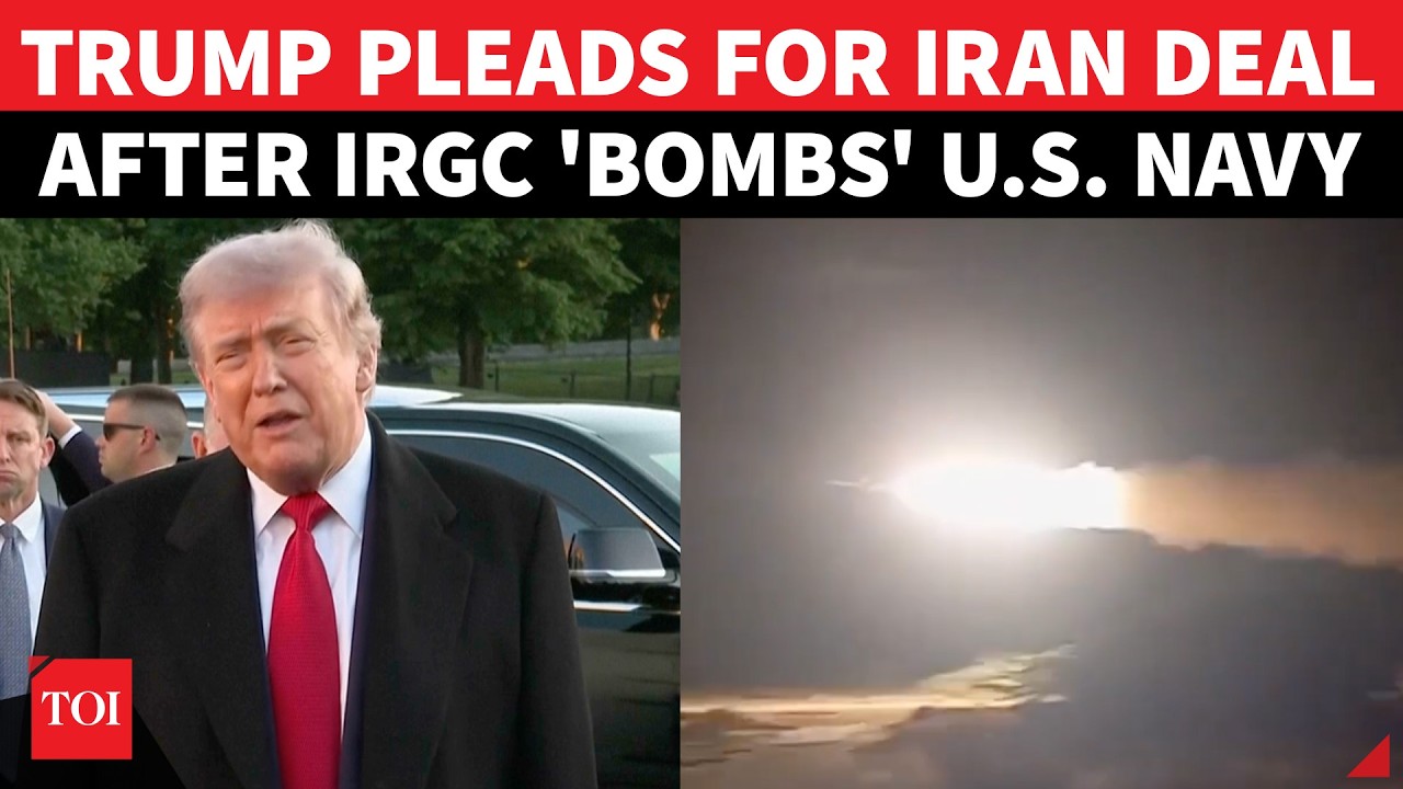 'GREAT DAMAGE': Trump Confirms Iranian Missile Attack On U.S. Navy; Pleads Again For Deal To End War