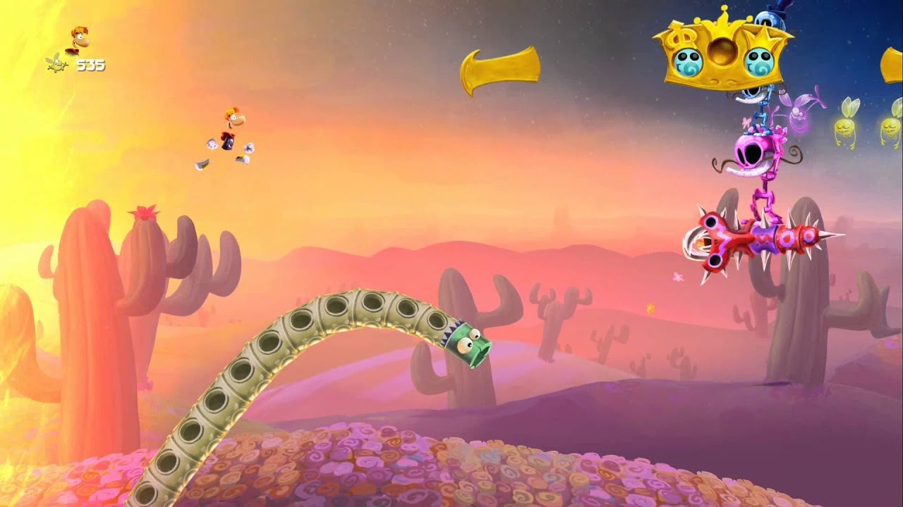 Rayman Legends 100% Walkthrough Part 18 - World 3 Musical Stage - Mariachi Madness