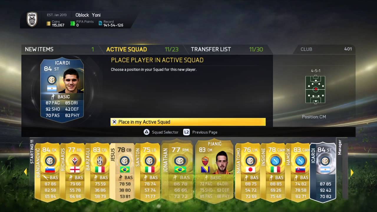 Sniped TOTS Icardi For Min!!