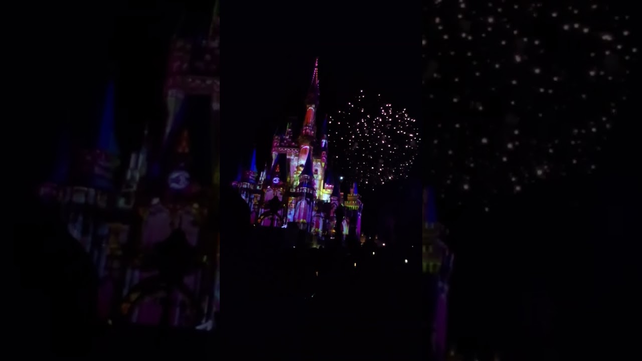 Magic kingdom fireworks #fireworks #disney #magickingdom 