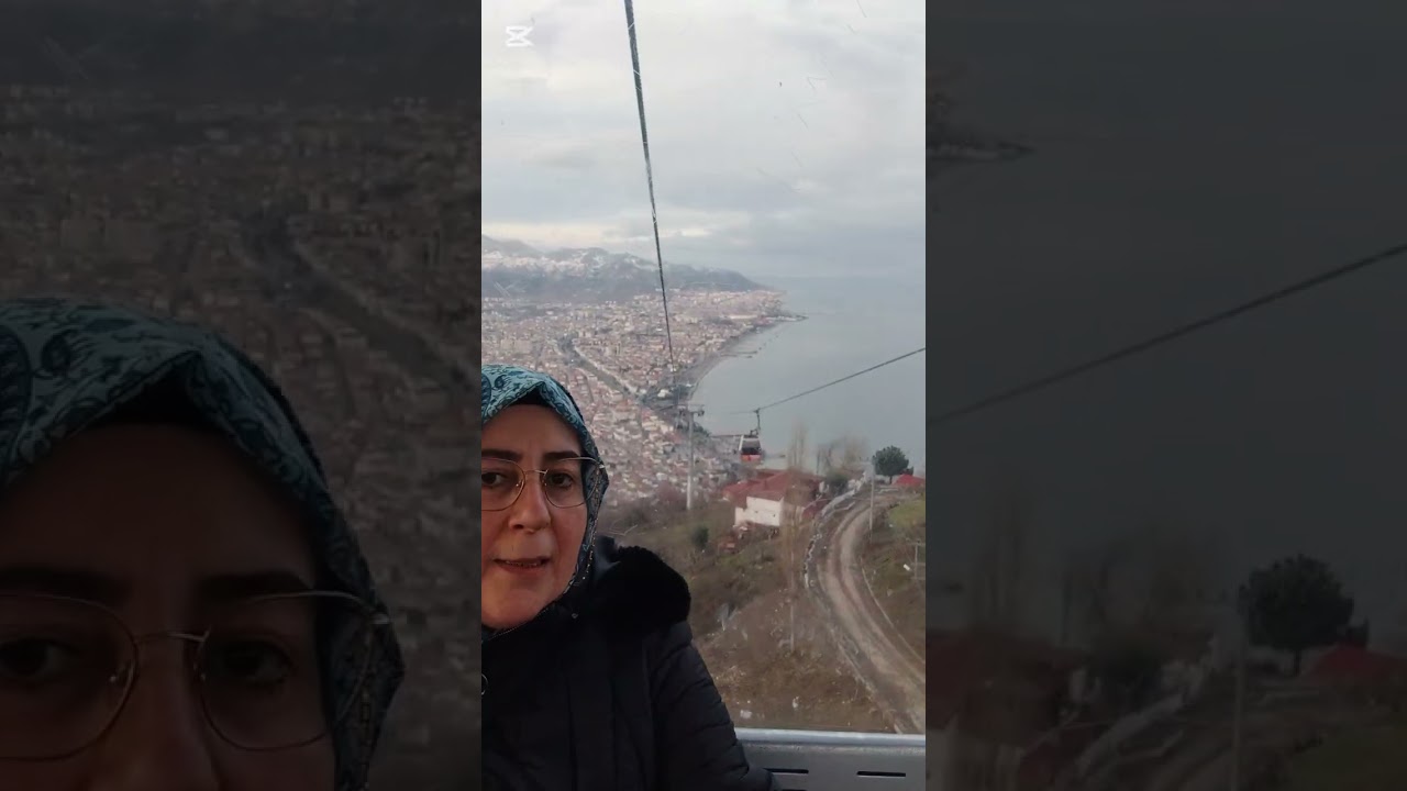 ORDU'DA GEZİLECEK YERLER ARASINDA BOZ TEPE İNİŞ TELEFERİK MACERAMIZ PART 2️⃣ MUTLAKA OLSUN #keşfet 