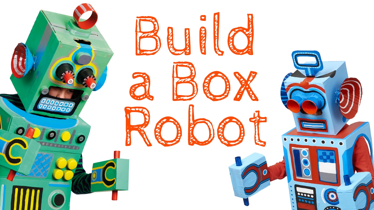 Build Your Own Recycled Cardboard Robot Costume UK