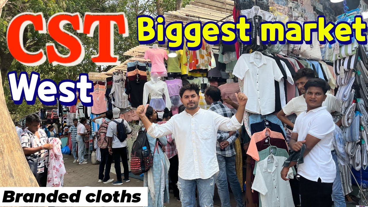 CST market Mumbai || fashion street market Mumbai || cheapest market , branded cloths