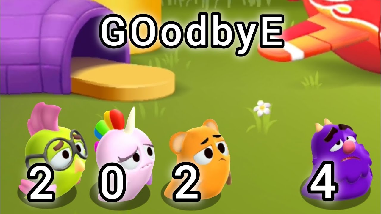 Welcome 2025 Goodbye 2024 - MY TALKING TOM 2 - SQUEAK, SUGAR, FLIP, GUS, and DOT