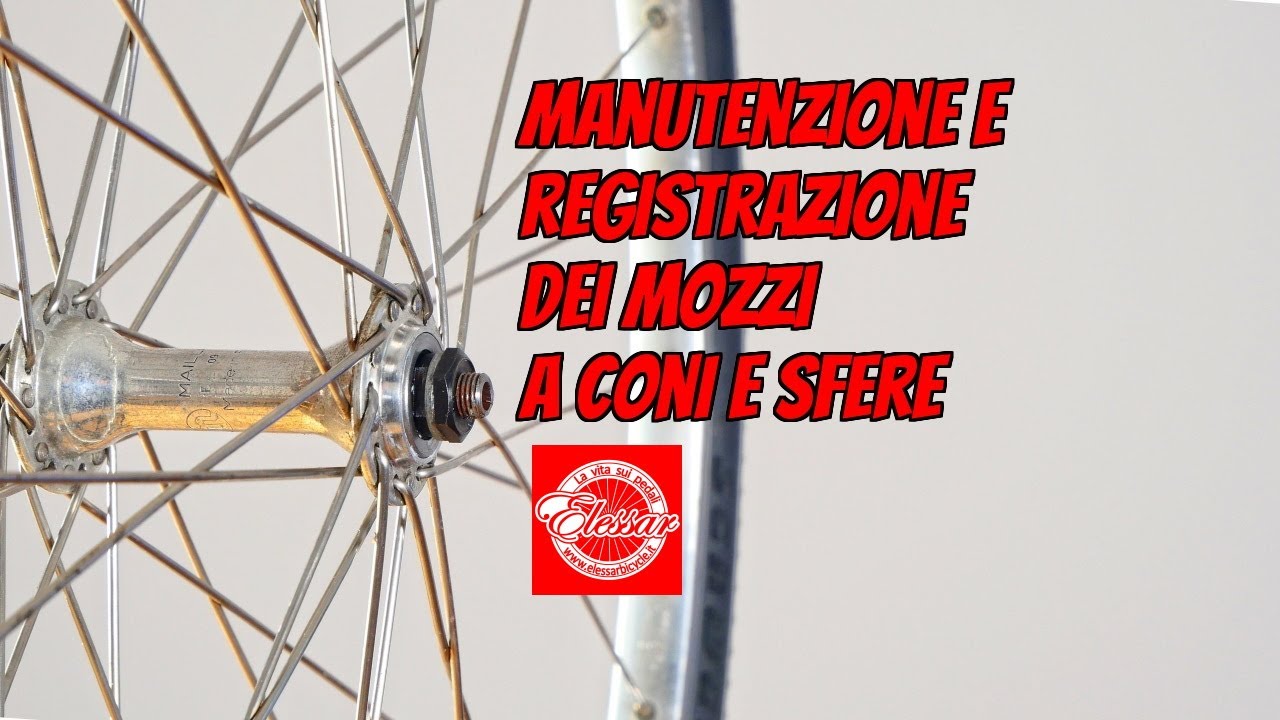 Manutenzione e regolazione dei mozzi a coni e sfere; teoria e pratica
