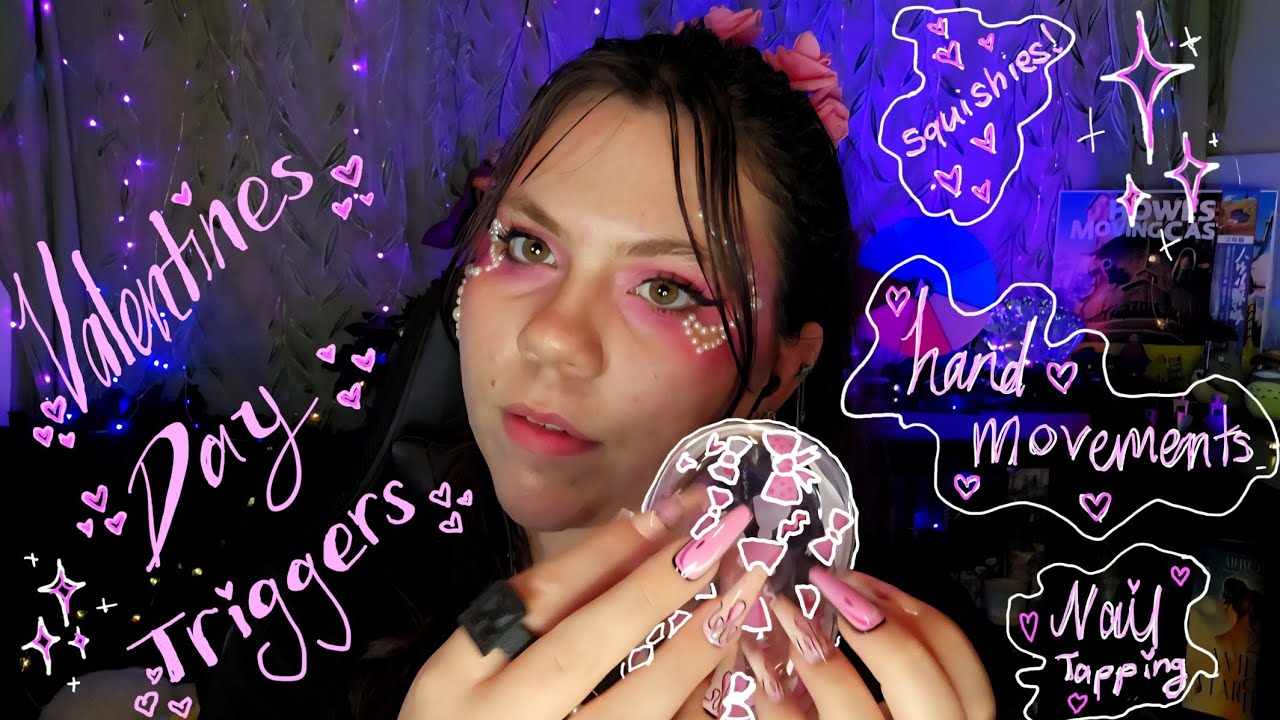 ASMR for ✨️Valentines✨️ Day💓💓 #asmr #tingles #love #sleep #nails
